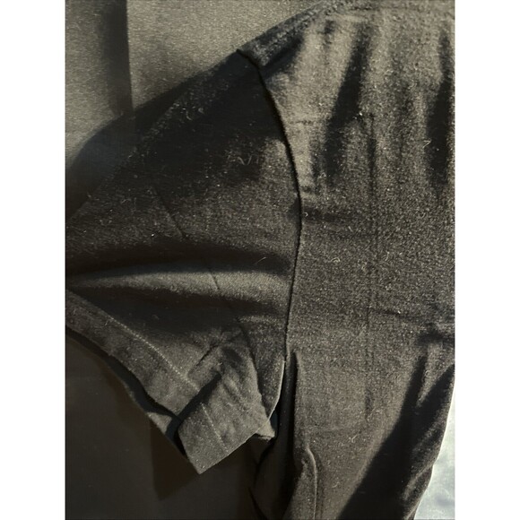 American Eagle Outfitters Flex Men Medium Black Crew Neck Graphic T-shirt - Picture 4 of 11